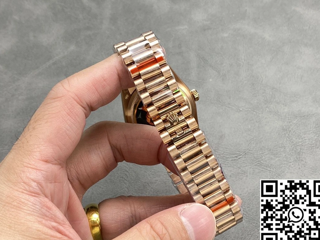 v5 M128235-0037 Tungsten Date Steel Chocalate 36mm Factory Rolex QF Dial Day 0306